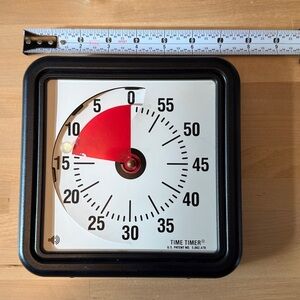 Vintage looking  Time Timer Black Visual Timer works classroom homsechool school